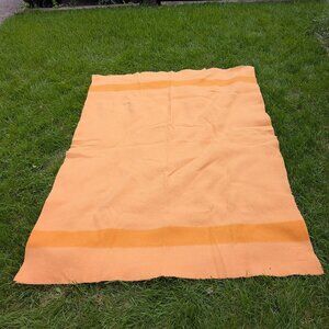 Hudson’s Bay Company Vintage Harvest Yellow 3.5-point design Wool Blanket